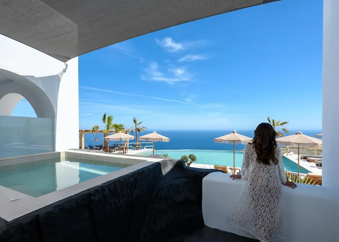 Lägenhetshotell Leon Luxury Imerovigli (Santorini)