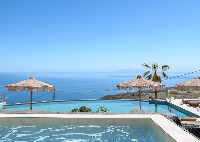 Leon Luxury Lägenhetshotell Imerovigli (Santorini)